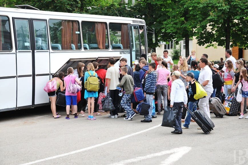 Перевозка детей автобусом
